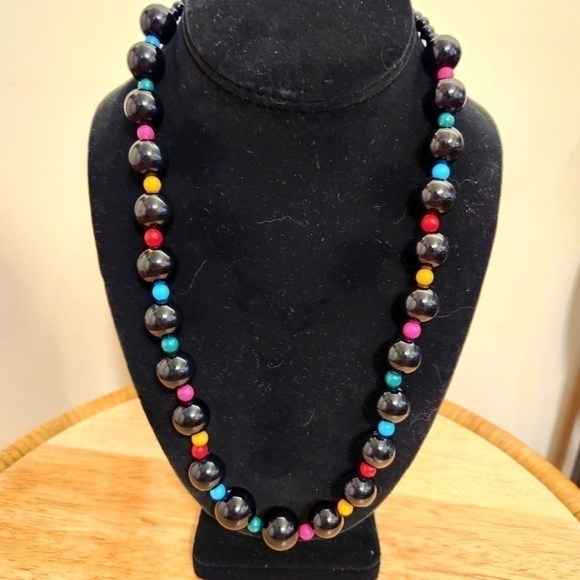 Vintage Fashion Necklace Beads - Picture 1 of 7